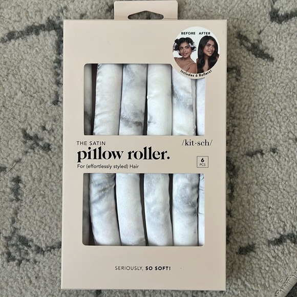 Kitsch Satin Pillow Pillow Rollers Curls Hair heatless - Picture 1 of 4